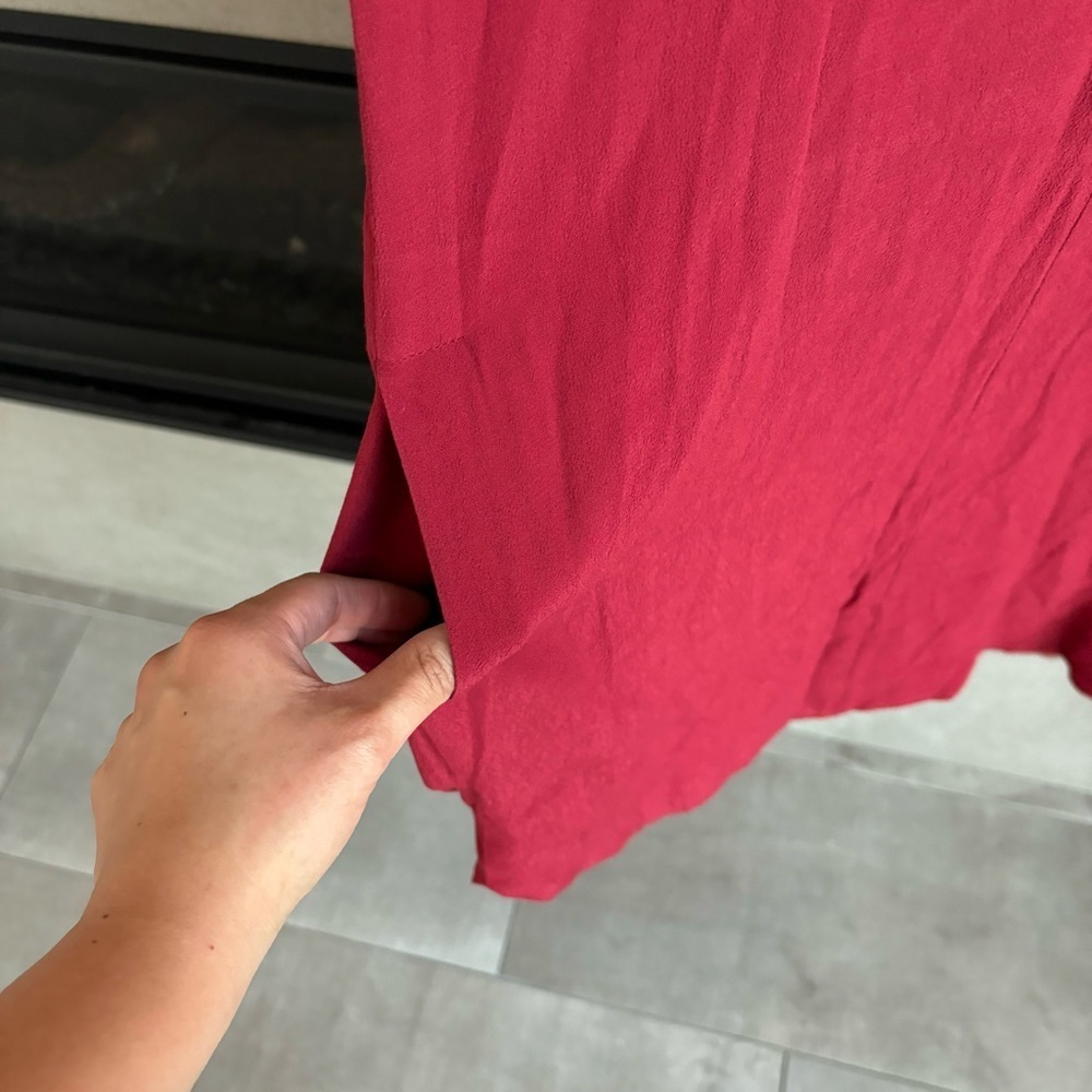 NWT Madewell Red Du Jour Tunic Dress, Size XS - Picture 10 of 15